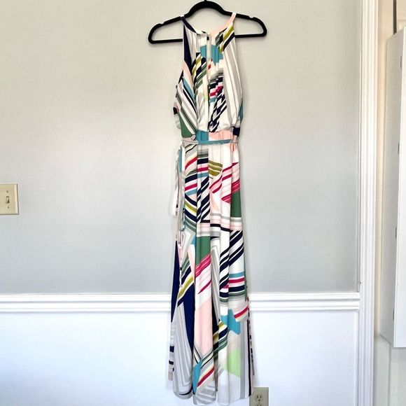 Chico's Multicolor Striped Maxi Dress - Picture 6 of 14